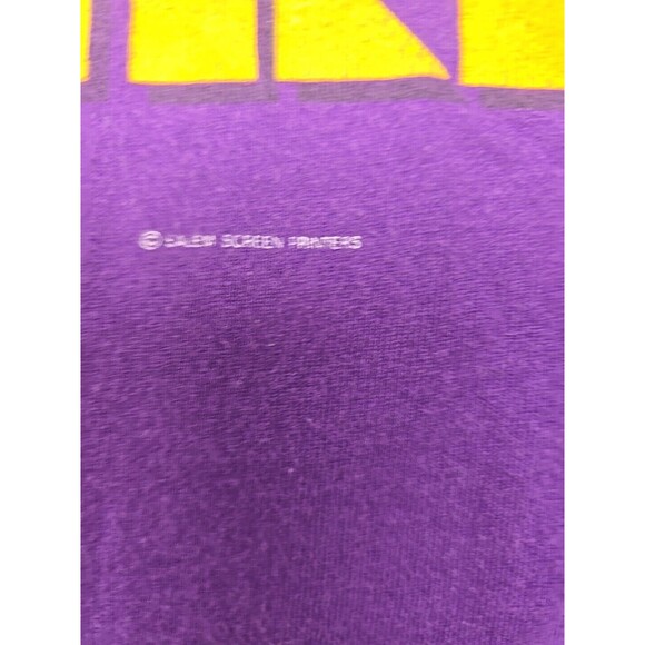 Vintage Minnesota Vikings 1990 Salem Sportswear T-shirt NFL Football Mens XL - Picture 4 of 9